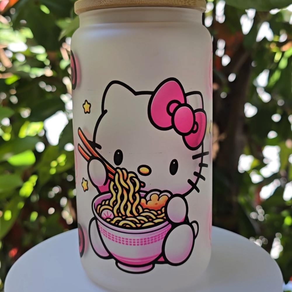 16oz Frosted Glass Tumbler